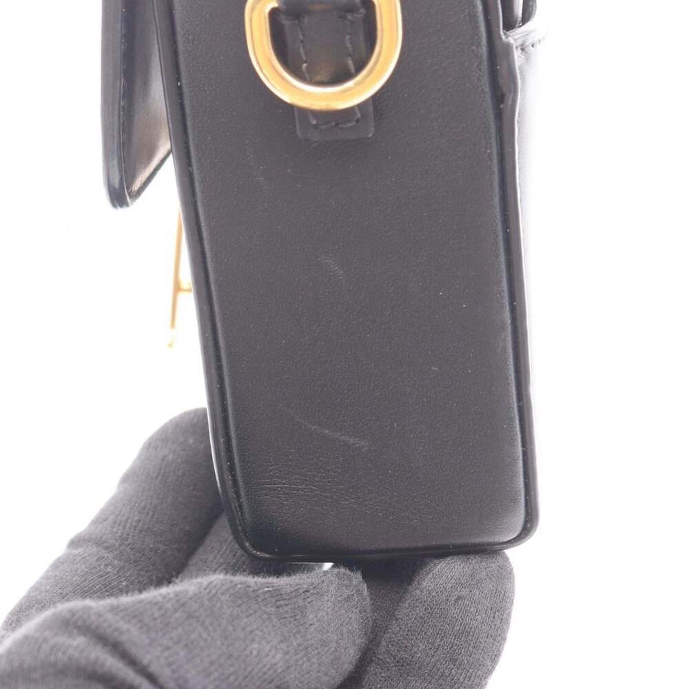 CHRISTIAN DIOR Black Leather Shoulder Bag - Picture 5 of 10